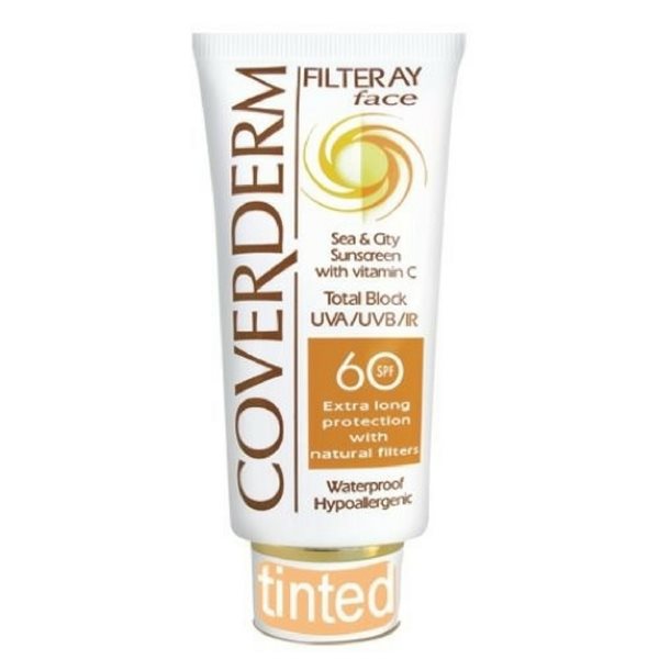 Coverderm Filteray Face Spf60 Tint Soft Brown