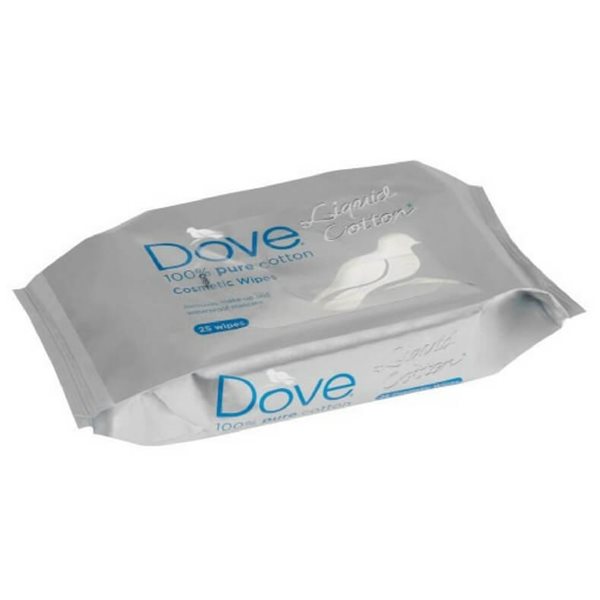 Dove Cosmetic Wipes 25`S