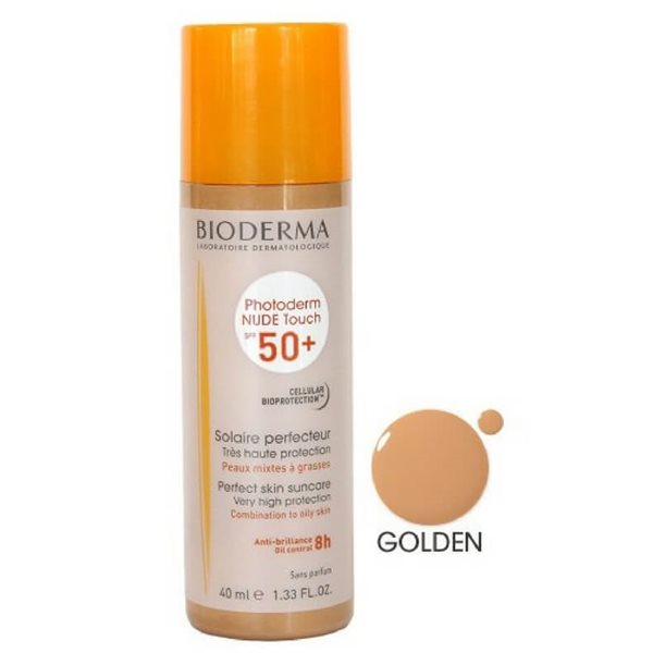 Bioderma Photoderm Nude Spf50+ Gold Tint 40Ml