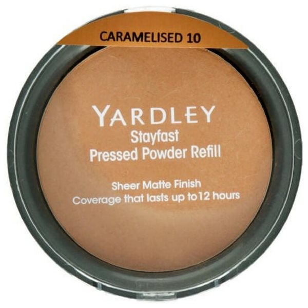 Yardley Stayfast Pressed Powder Refill - Caramelise