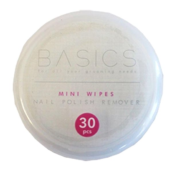 Basics Nail Polish  Remover Wipes 30Pcs