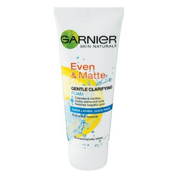 Garnier Skin Naturals Even & Matte Gentle Clarifying Foam 100ml - Very Oily Skin